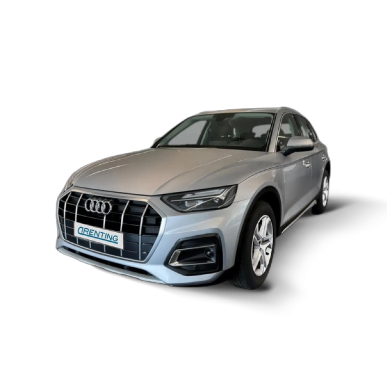 Renting Audi Q5 35 TDI Advanced S tronic Plateado 3