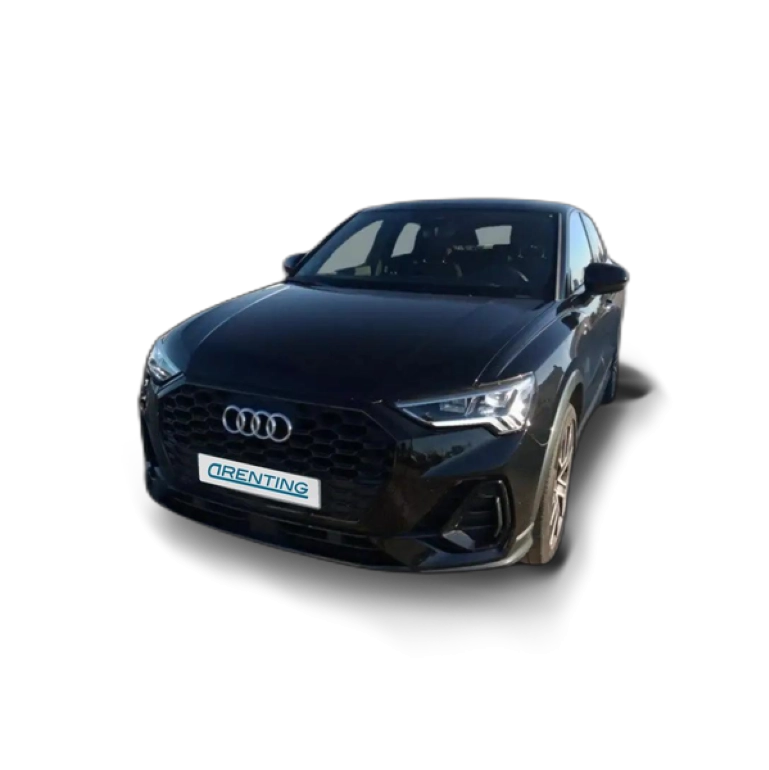 Renting Audi Q3 35 TDI Black line S tronic 110kW Negro 2