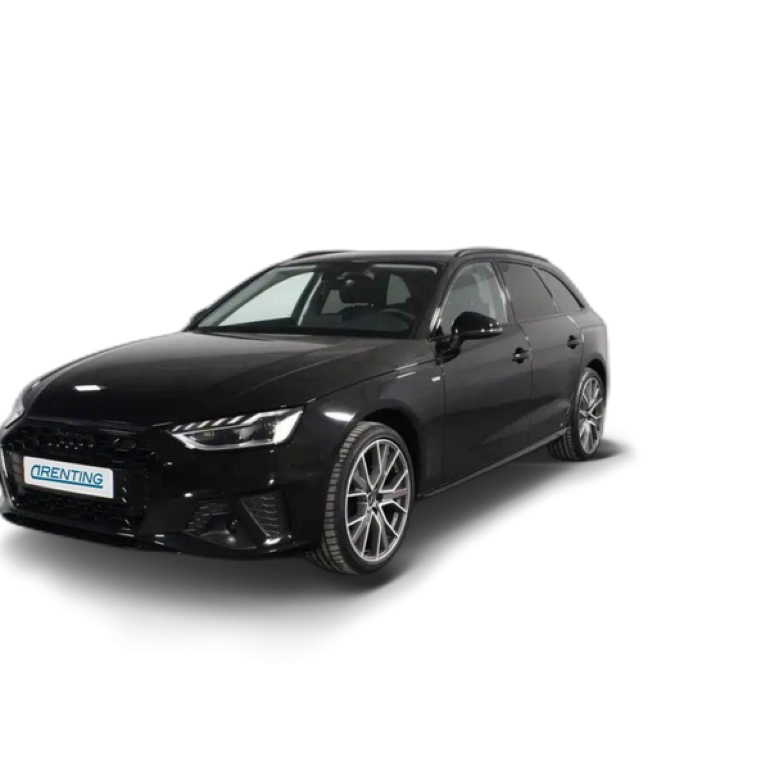 Renting Audi A4 35 TDI Black line S tronic 120kW Negro 1