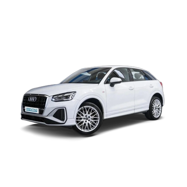 Renting Audi Q2 35 TDI S line quattro S tronic 110kW Blanco