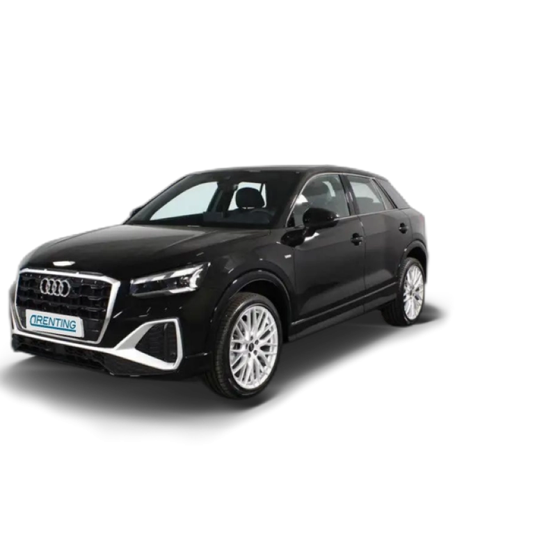 Renting Audi Q2 35 TDI S line S tronic 110kW Negro 1