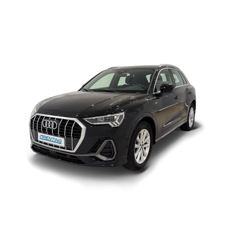 Renting Audi Q3 35 TDI S line S tronic 110kW Negro 1