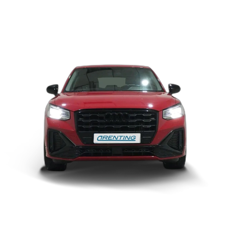 Renting Audi Q2 35 TFSI Black line edition S tronic 110kW Rojo 1