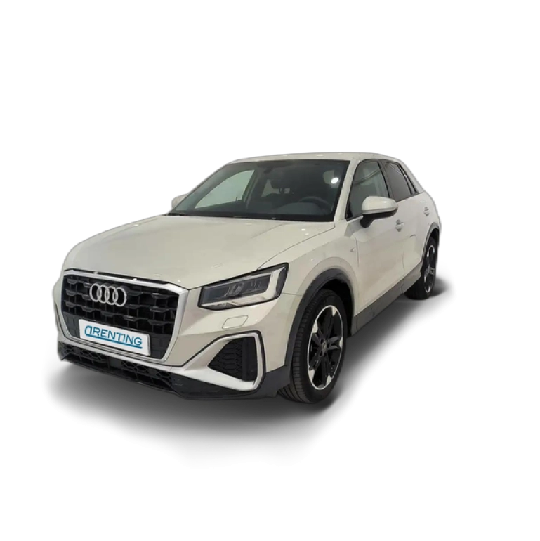 Renting Audi Q2 35 TFSI S line 110kW Plateado