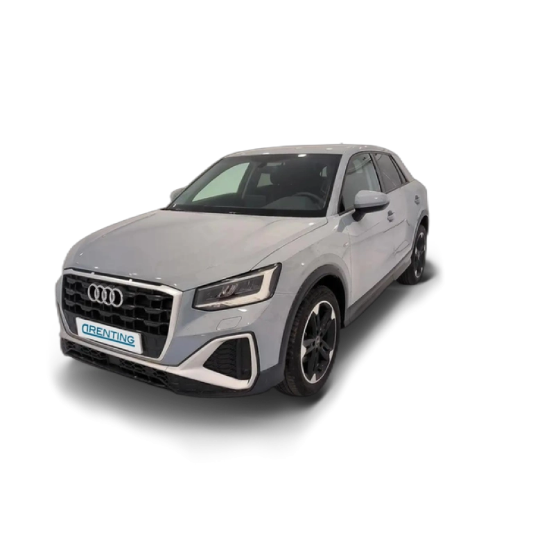 Renting Audi Q2 35 TFSI S line 110kW Gris 1