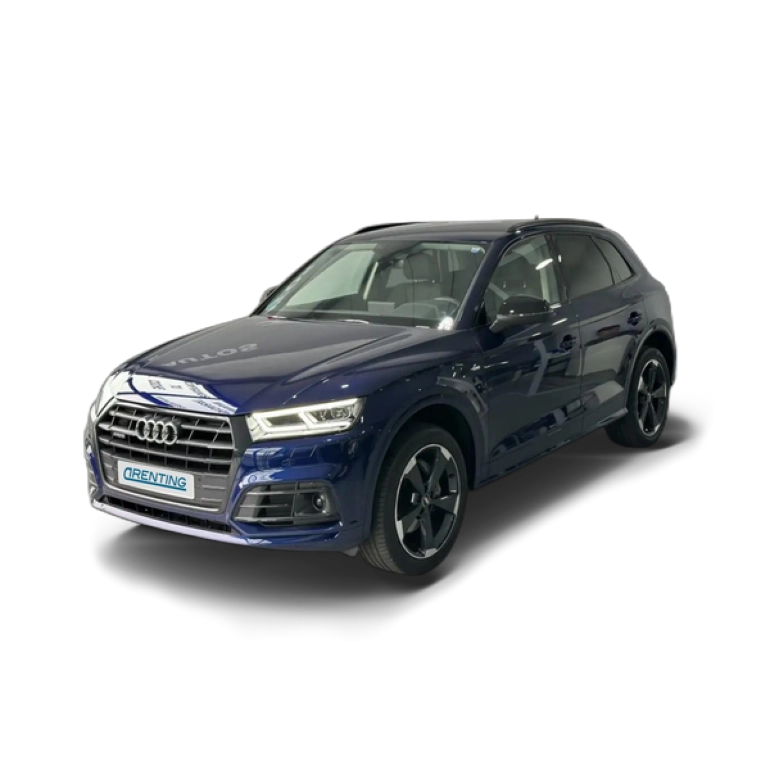 Renting Audi Q5 40 TDI Black line quattro-ultra S tronic 140kW Azul