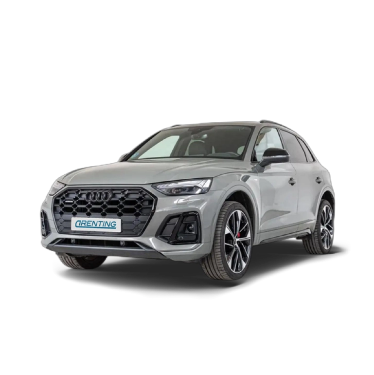 Renting Audi Q5 40 TDI quattro-ultra Black line S tronic 150kW Gris 3