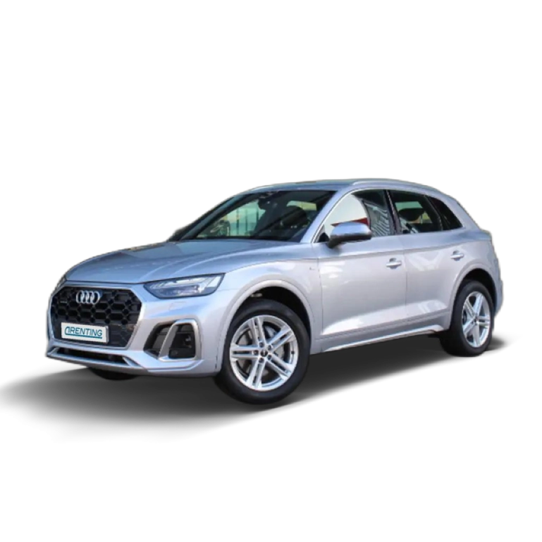 Renting Audi Q5 40 TDI quattro-ultra S line S tronic 150kW Plateado 1