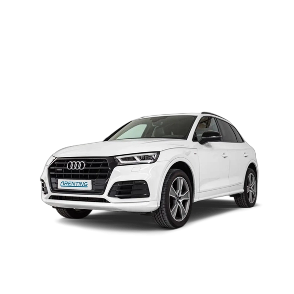 Renting Audi Q5 45 TFSI Black line quattro-ultra S tronic Blanco