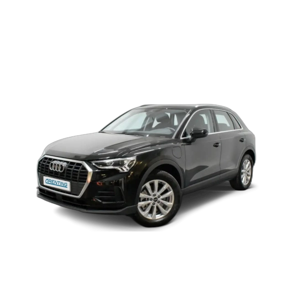 Renting Audi Q3 45 TFSIe Advanced S-tronic Negro 1