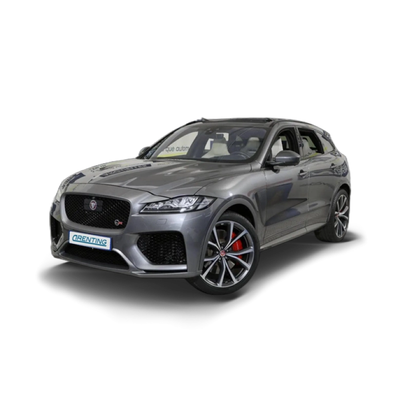 Renting Jaguar F-Pace 5.0 V8 S/C SVR Aut. AWD Gris