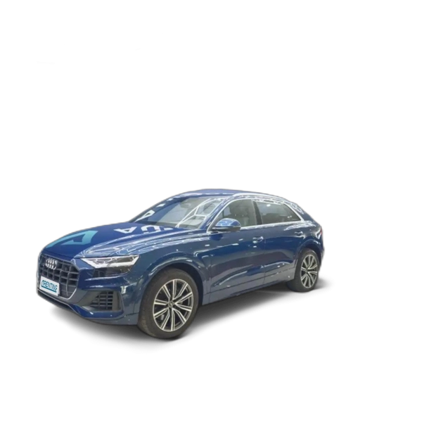 Renting Audi Q8 55 TFSIe S line quattro Azul