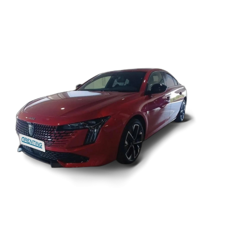 Renting Peugeot 508 5P  HYBRID 225 e-EAT8 GT Rojo