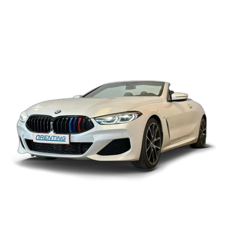 Renting BMW 840 840d Cabrio xDrive Blanco