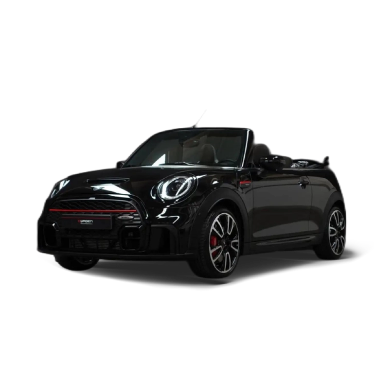 Renting MINI John Cooper Works Cabrio Aut. Negro