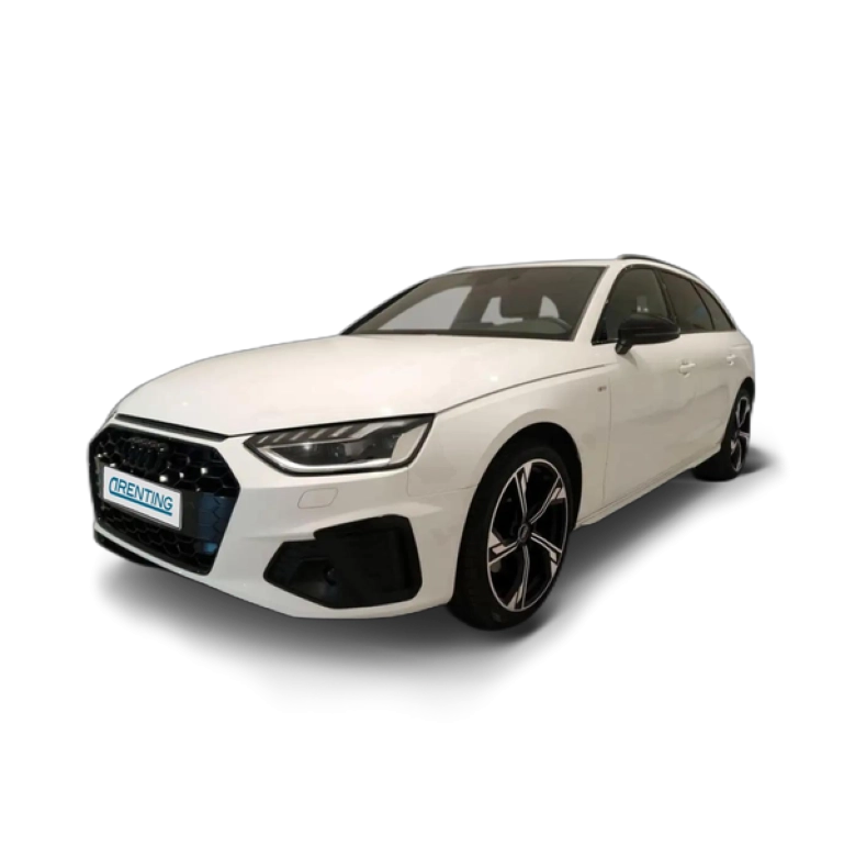 Renting Audi A4 Avant 35 TDI Black Limited S tronic 120kW Blanco