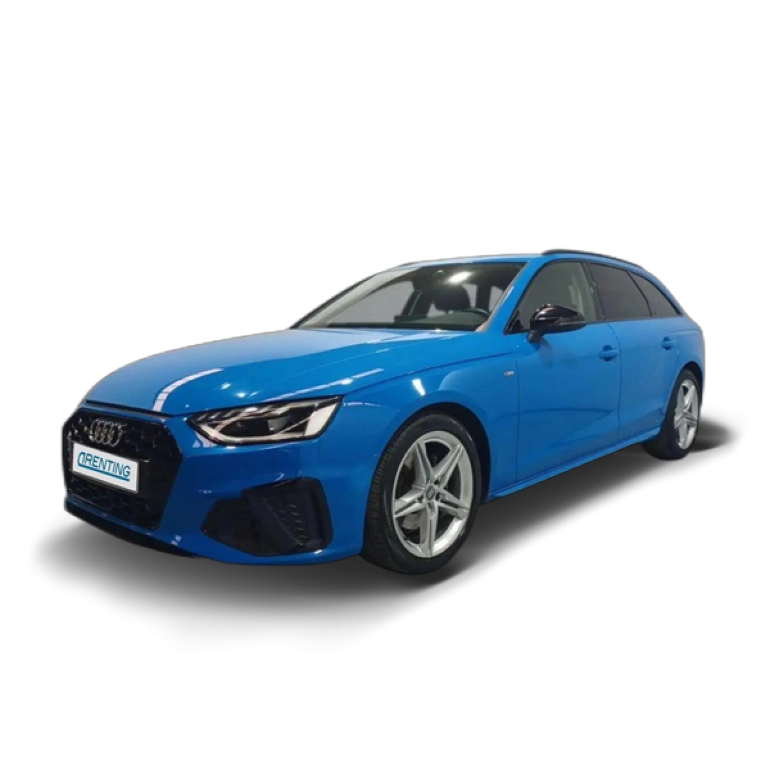 Renting Audi A4 Avant 35 TDI S line S tronic 120kW Azul 1