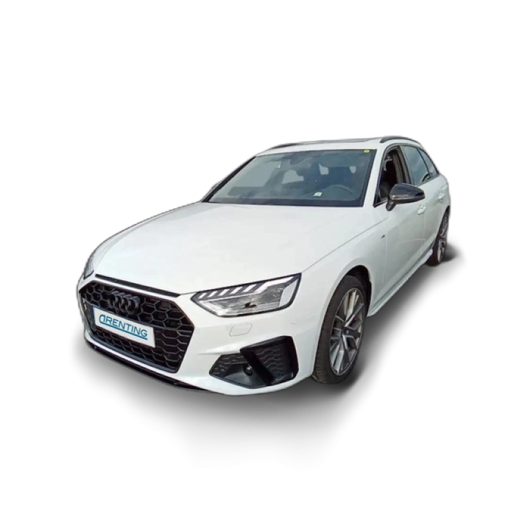 Renting Audi A4 Avant 35 TFSI Black line S tronic 110kW Blanco