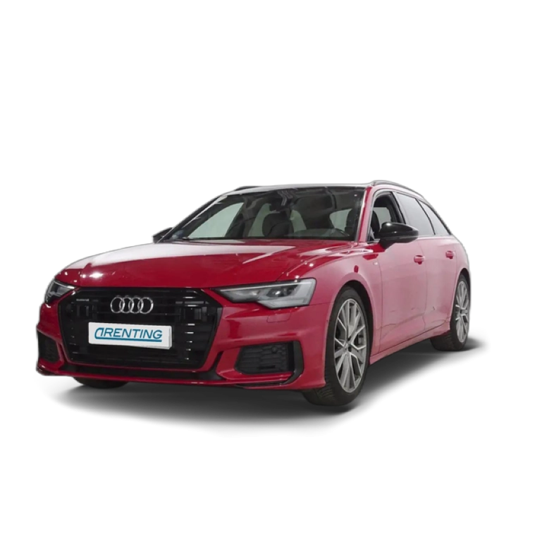 Renting Audi A6 Avant 45 TDI Sport quattro Tiptronic Rojo