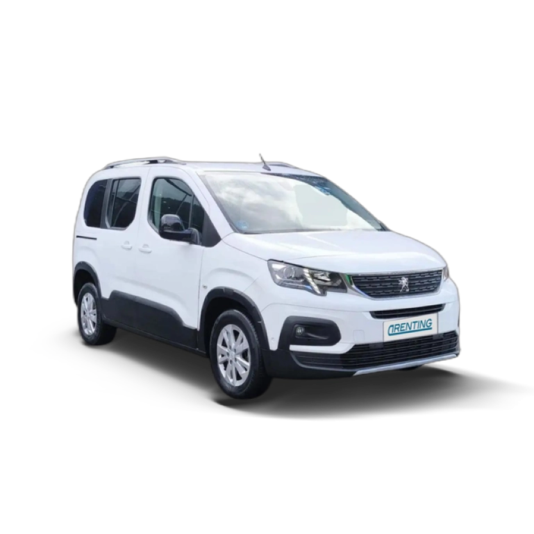 Renting Peugeot Rifter BLUE HDI 100 CV  ALLURE PACK Blanco 1