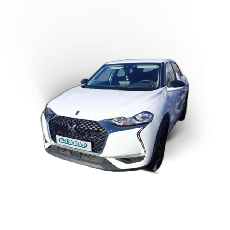 Renting DS Automobiles DS 3 Crossback BlueHDi 73 kW Manual SO CHIC Blanco