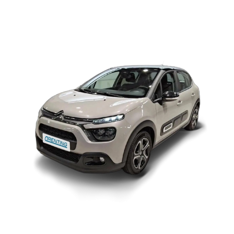 Renting Citroen C3 BlueHDi 75KW (100CV) Plus Gris