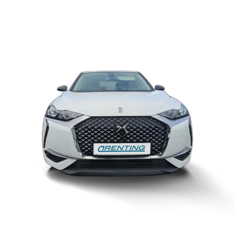 Renting DS Automobiles DS 3 Crossback BlueHDi Be Chic 100 Blanco