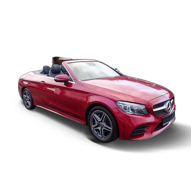 Renting Mercedes-Benz C 200 Cabrio 9G-Tronic Rojo