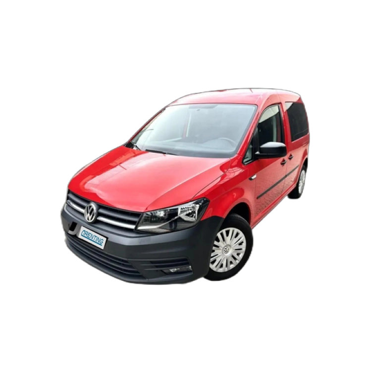 Renting Volkswagen Caddy 2.0TDI Kombi DSG 75kW Rojo