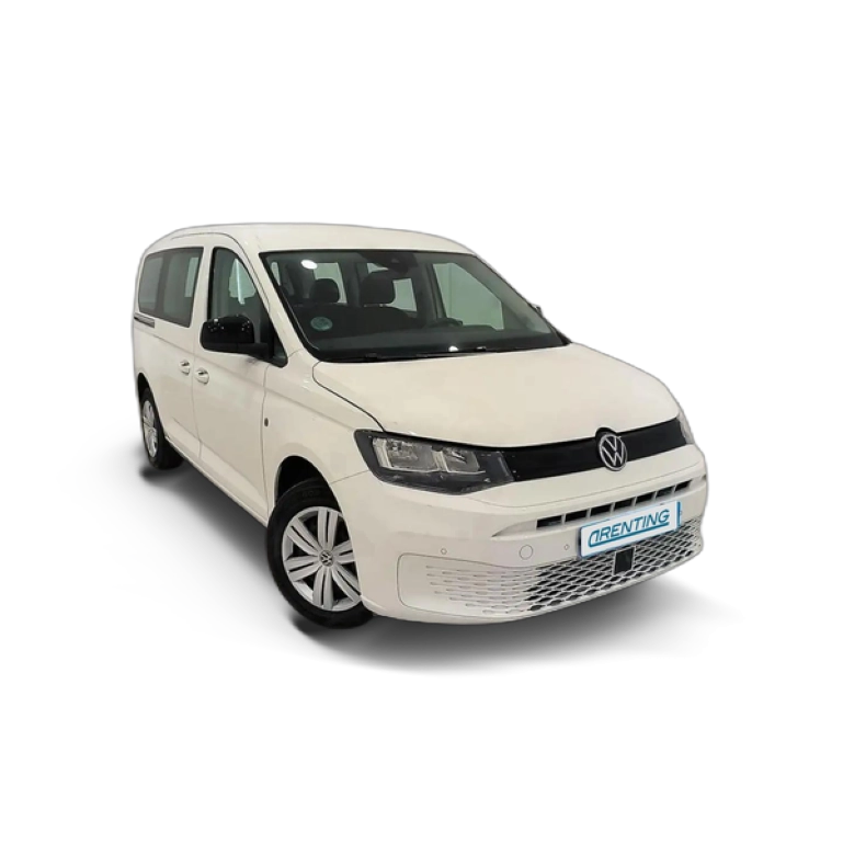 Renting Volkswagen Caddy Furgón Maxi 2.0TDI 75kW Blanco 1