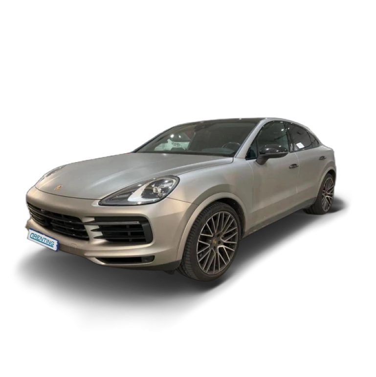 Renting Porsche Cayenne Coupe 340cv Naranja