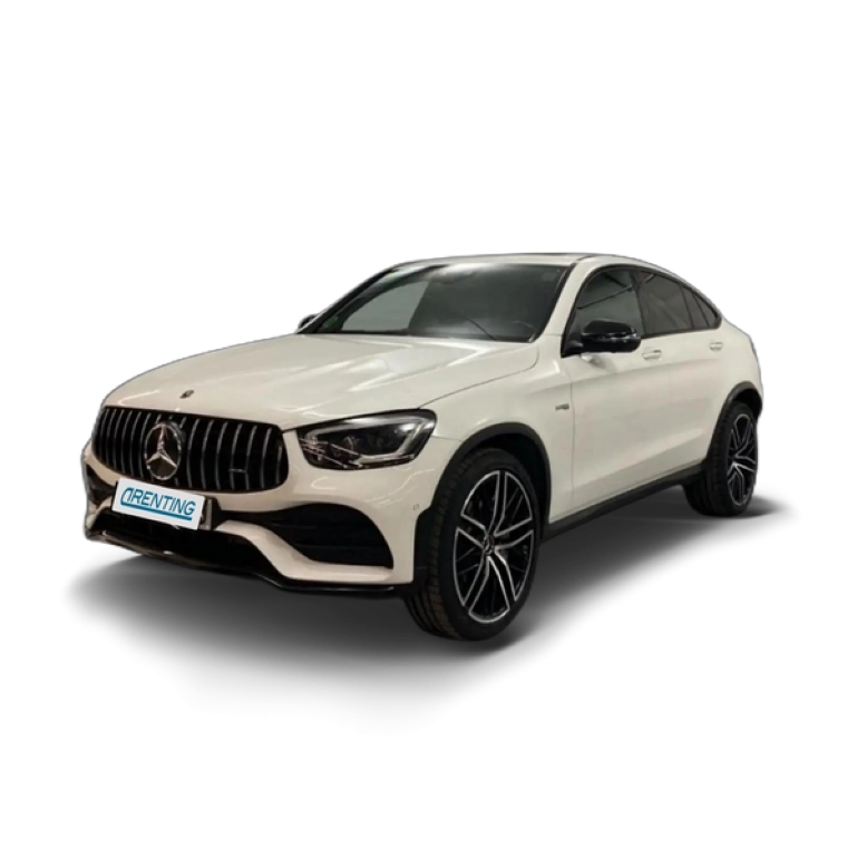 Renting Mercedes-Benz GLC 43 AMG Coupé 4Matic Speedshift TCT 9G Blanco