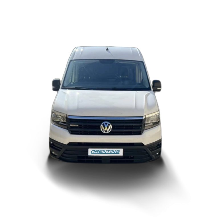 Renting Volkswagen Crafter Furgón 2.0TDI SCR 4M 35 BM L3H2 130kW Aut Blanco