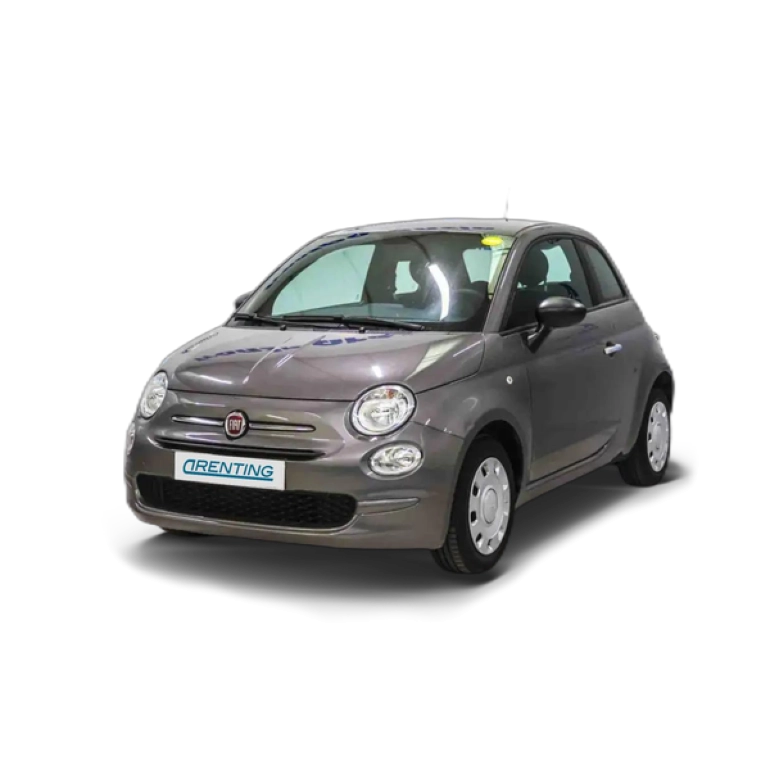 Renting Fiat 500 Cult 1.0 Hybrid 51KW (70 CV) Gris