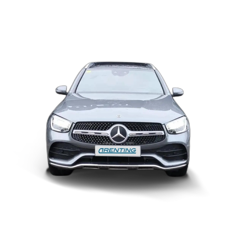 Renting Mercedes-Benz GLC 200 D 4 MATIC AMG LINE + TECHO PANORAMICO+PAQ VENTAJA Gris