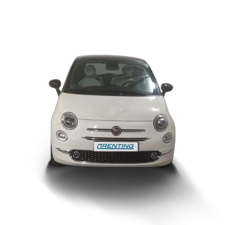 Renting Fiat 500 Dolcevita Blanco