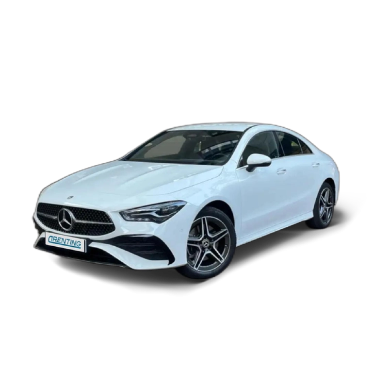 Renting Mercedes-Benz CLA 250 e AMG Line (EURO 6d) Blanco