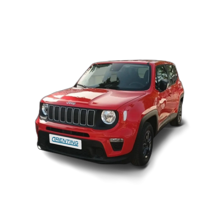 Renting Jeep Renegade eHybrid 1.5 96kW(130CV) Longitude ATX Rojo