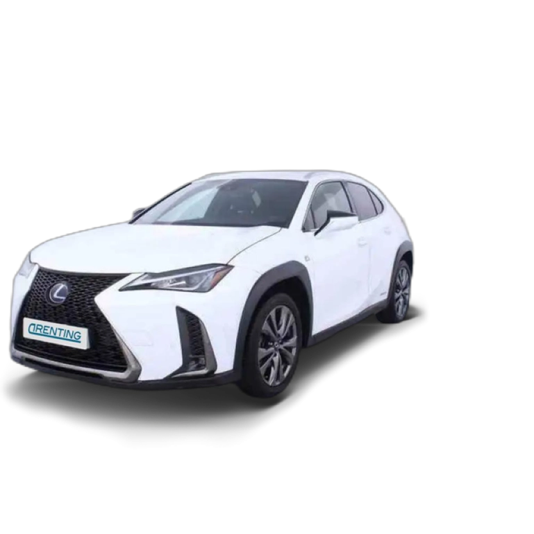 Renting Lexus UX 250h F Sport Cuero 2WD Blanco