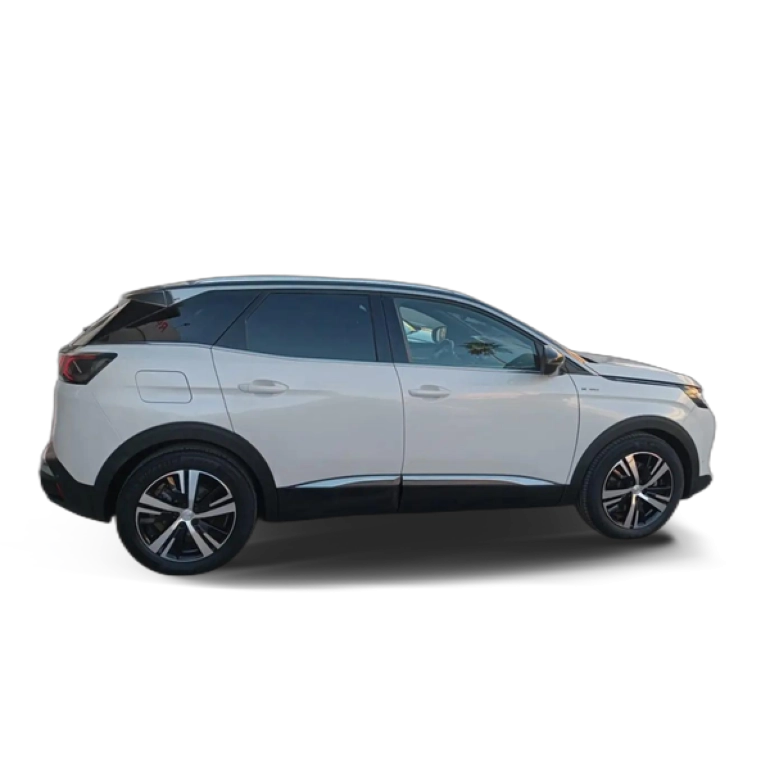 Renting Peugeot 3008 HYB PHEV 225 GT Pack e-EAT8 Blanco