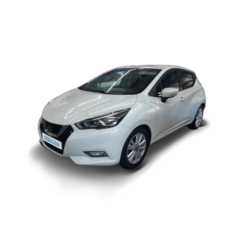 Renting Nissan Micra IG-T Acenta CVT 100 Blanco