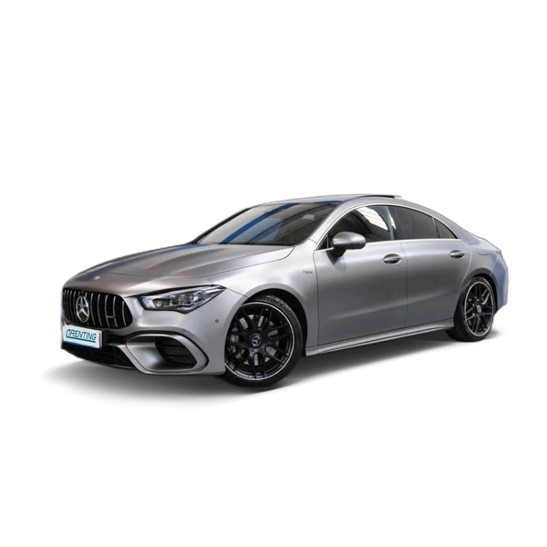 Renting Mercedes-Benz CLA 45 AMG Mercedes-AMG S 4MATIC+ Gris