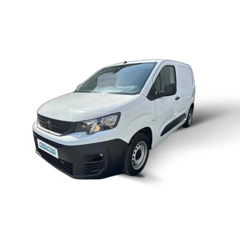 Renting Peugeot Partner Standard 600kg BlueHDi 73kW Premium Blanco