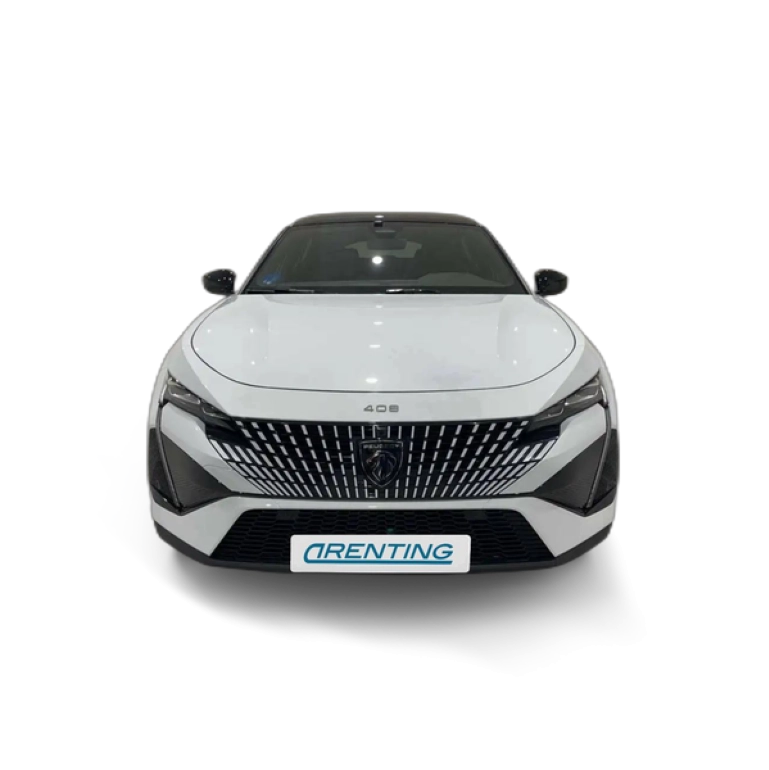 Renting Peugeot 408 PHEV 180 e-EAT8 GT Blanco