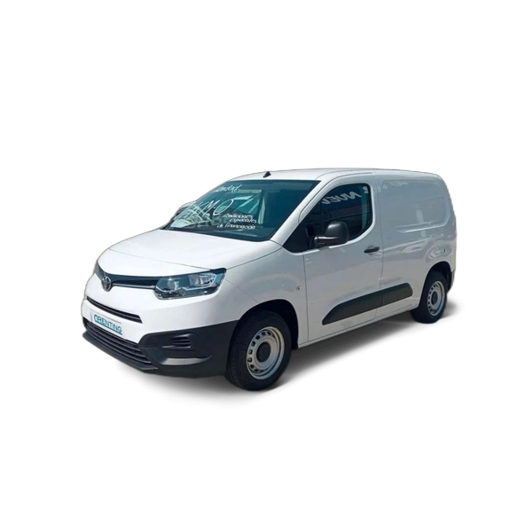 Renting Toyota Proace City Van 1.5D 75kW 100CV GX Plus 650kg L1 Blanco 1