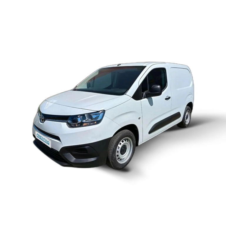 Renting Toyota Proace City Van 1.5D 75kW 100CV GX Plus 650kg L1 Blanco