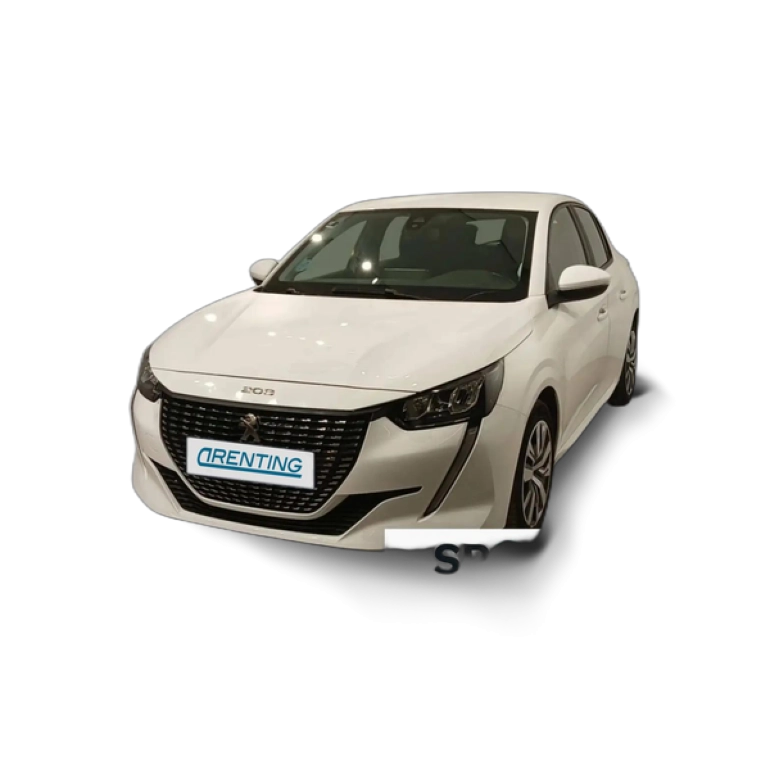 Renting Peugeot 208 PureTech 55kW (75CV) Active Blanco 1