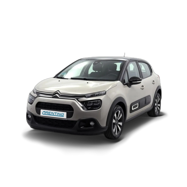 Renting Citroen C3 PureTech 60KW (83CV) Max Beige 1 1