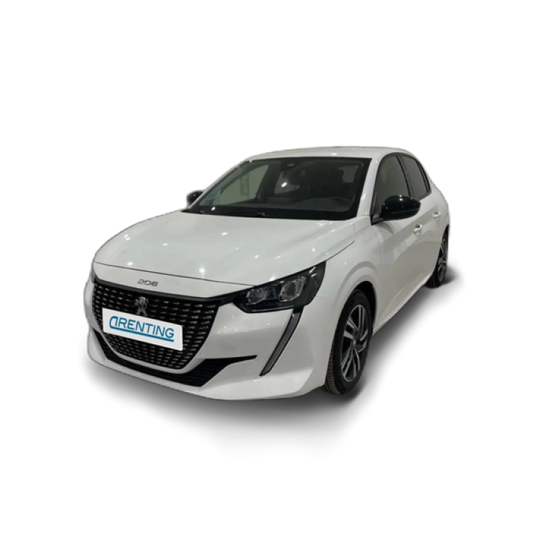 Renting Peugeot 208 PureTech 73kW (100CV) Allure Blanco 2