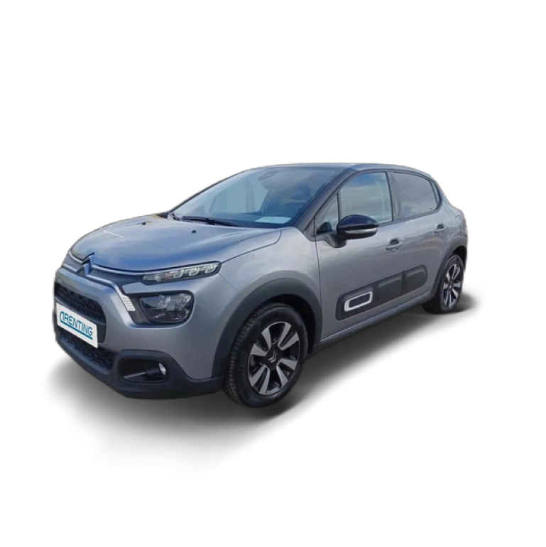 Renting Citroen C3 PureTech 81KW (110CV) Max Gris 3